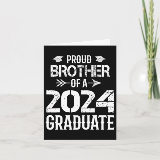 Carte Frère D'Un Diplôme De 2024 (Devant)