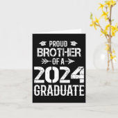 Carte Frère D'Un Diplôme De 2024 (Fleur jaune)