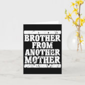 Carte Frère D'Une Autre Mère Amitié Citations Dist (Fleur jaune)