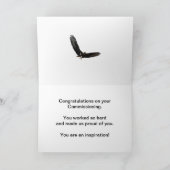 Carte Frère, en commande avec un aigle chauve (Intérieur)