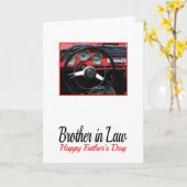 Carte Frère en droit Bonne Fête des pères (Fleur jaune)