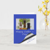 Carte Frère en droit Bonne Fête des pères (Fleur jaune)