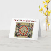 CARTE *FRÈRE* JE PRÉDITS QUE "VOUS" AVEZ UN JOLI ANNIVER (Fleur jaune)