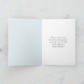 Carte Frère Joyeux Anniversaire de Février Bruant Multic (Intérieur)