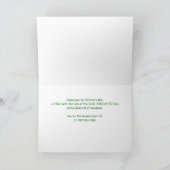 Carte Frère par alliance Saint-Patrick Requin Aux Trèfle (Intérieur)