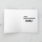Carte Frère Santas (Intérieur)