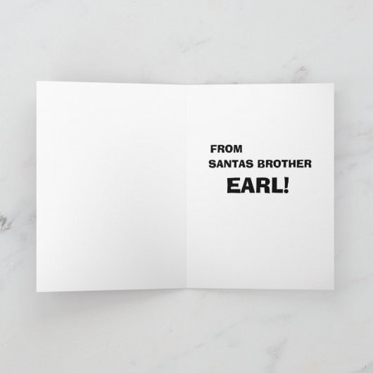 Carte Frère Santas (Intérieur)
