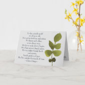 Carte Frère Soeur Sentimentale Poème frère frère Anniver (Fleur jaune)