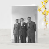 Carte Frères de Kennedy, John, Ted, Robert (Fleur jaune)