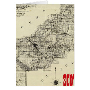 Carte Fresno County, Californie