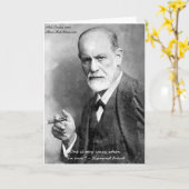 Carte Freud Crazy Lovers Lovers Citations Cadeaux Cards  (Fleur jaune)