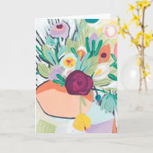 Carte Fréviste Floral II (Fleur jaune)