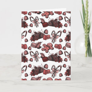 Carte Friandises de fêtes- Menthe poivrée (solide)