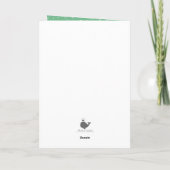 Carte Friandises de fêtes - Menthe (solide) (Dos)