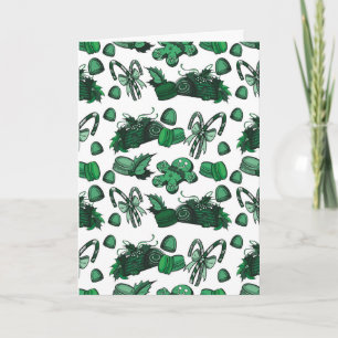 Carte Friandises de fêtes - Menthe (solide)