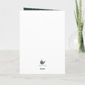 Carte Friandises de fêtes- Pin (Couleur) (Dos)