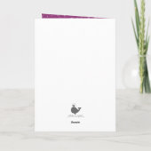 Carte Friandises de fêtes - Prune de sucre (Couleur) (Dos)
