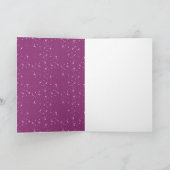 Carte Friandises de fêtes - Prune de sucre (Couleur) (Intérieur)