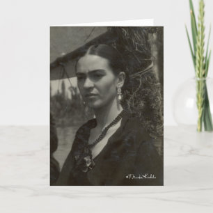 Carte Frida Kahlo dans le noir