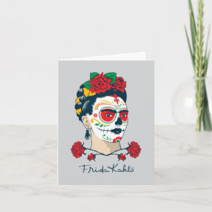 Carte Frida Kahlo   El Día de los Muertos