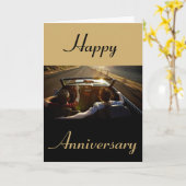 Carte Friday night Anniversary (Fleur jaune)