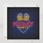 Carte Friday Party (Devant)