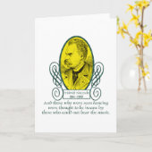 Carte Friedrich Nietzsche (Fleur jaune)