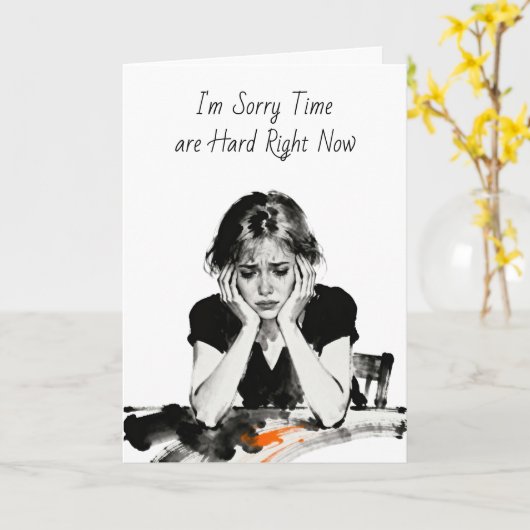 Carte Friend Going Through a Hard Time | I' Here for You (Fleur jaune)