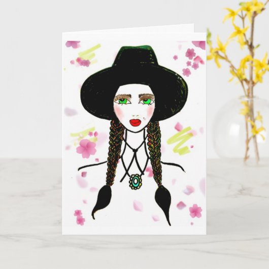 Carte Friends (Fleur jaune)