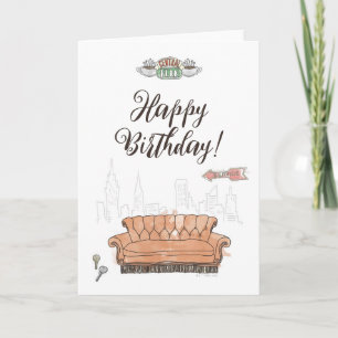 Carte FRIENDS™ Anniversaire Central Perk