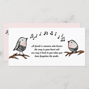 Carte Friends Bird Song