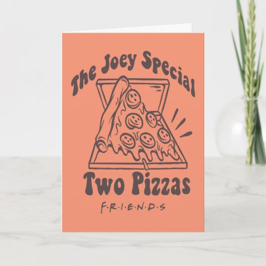 Carte FRIENDS™ | Citation de Joey Pizza (Devant)