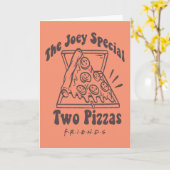 Carte FRIENDS™ | Citation de Joey Pizza (Fleur jaune)