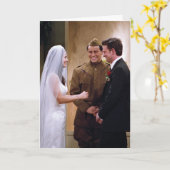 Carte FRIENDS™ | Joey Marries Monica & Chandler (Fleur jaune)