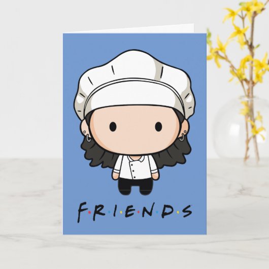 Carte FRIENDS™| Monica Chibi (Fleur jaune)