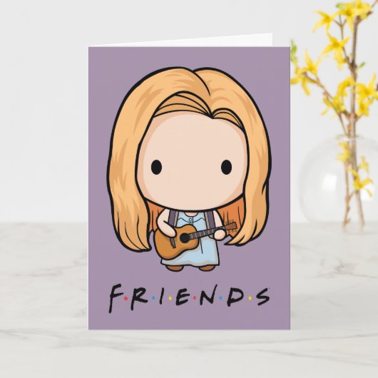 Carte FRIENDS™| Phoebe Chibi (Fleur jaune)