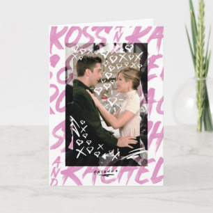 Carte FRIENDS™   Ross et Rachel cœurs gribouillés
