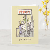 Carte FRIENDS™ | Ross et Rachel PIVOT (Fleur jaune)