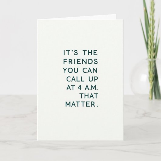 Carte Friends That Truly Matter Card (Devant)