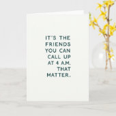 Carte Friends That Truly Matter Card (Fleur jaune)