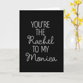 Carte FRIENDS™ | Tu es la Rachel à ma Monica (Fleur jaune)