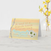 Carte Friendship (Fleur jaune)