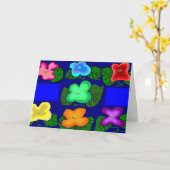 Carte Friendship Garden (Fleur jaune)