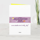 Carte Friendship poem & flowers greeting card (Dos)