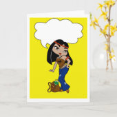 Carte Friendz (Fleur jaune)