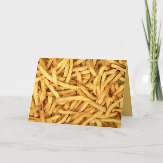 Carte Fries françaises d'anniversaire (Devant)
