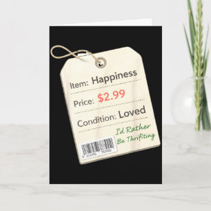 Carte Friperie Vintage J'aimerais Mieux Faire Du Shoppin