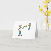Carte Frisbee (Fleur jaune)