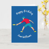 Carte Frisbee ultime (Fleur jaune)