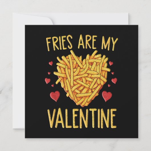 Carte Frites Sont Mon Valentin (Devant)